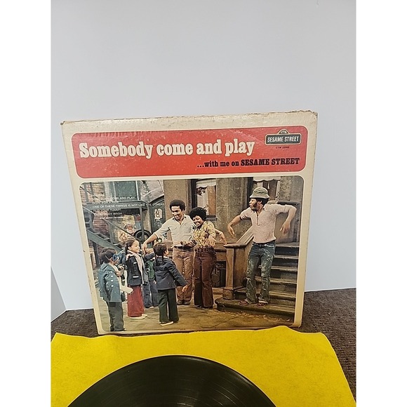 Other - Sesame Street - Somebody Come & Play‎ With Me On Sesame Street Vinyl Record LP